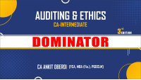 CA-INTER AUDIT (HAND WRITTEN NOTEBOOK) - DOMINATOR BLACK & WHITE HARDBOOK - MAY 2026/SEP 2026/ JAN 2027